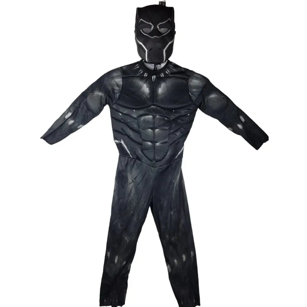 Kids' Marvel Black Panther Halloween Rubies Costume Jumpsuit with Mask L *pics*